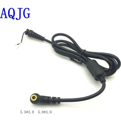 1.2m DC 5.5 x 3.0 5.5*3.0mm Power Supply Plug Connector With Cord / Cable For Samsung Laptop Adapter AQJG