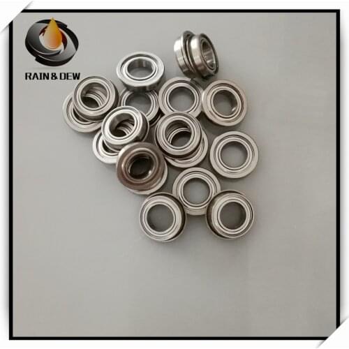 10Pcs MF128-2Z Flange Ball Bearing MF128ZZ MF128 F678 F678-ZZ F678ZZ F678-2Z F678Z 8X12X3.5mm Flange Bearing ABEC-7
