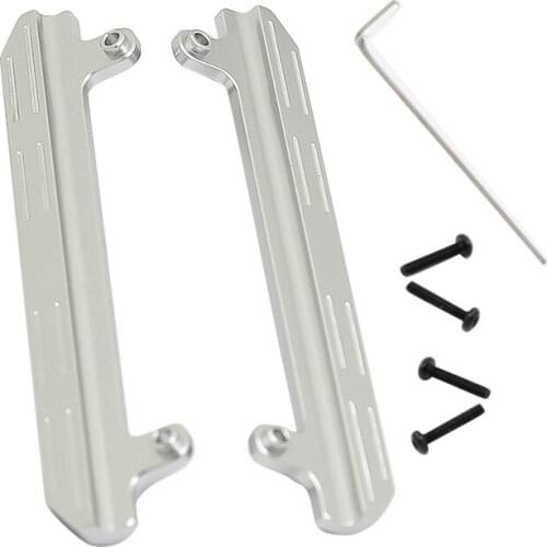 2Pcs Metal Side Cleat Pedal Sliders for XIAOMI JIMNY XMYKC01CM 1/16 RC Car Upgrade Parts Accessories