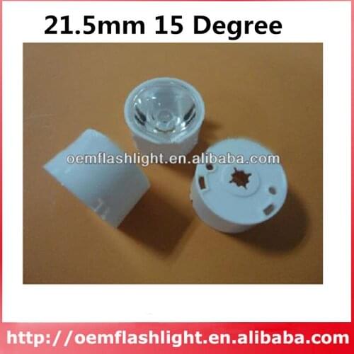 21.5mm 15 Degree Cree XP LED Lens - 1 Piece