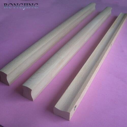 2xSquare Wooden Kitchen Cabinet Drawer Handles Cupboard Wardrobe Straight Handles Closet Cabinet Bars Furniture Solid Wood Pulls