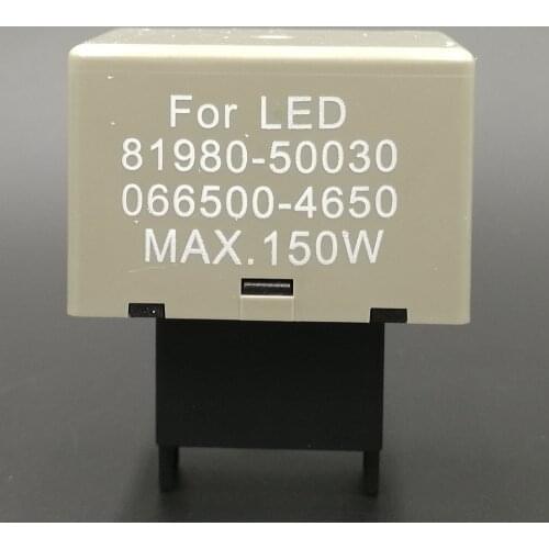 8-Pin 81980-50030 066500-4650 Electronic LED Flasher Assy Relay Fix For Lexus Scion or Toyota LED Turn Signal Light Bulbs