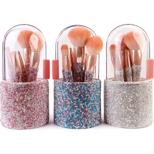 8Pcs Makeup Brushes Synthetic Foundation Powder Concealers Eye Shadows Cosmetic Brush Tools Set