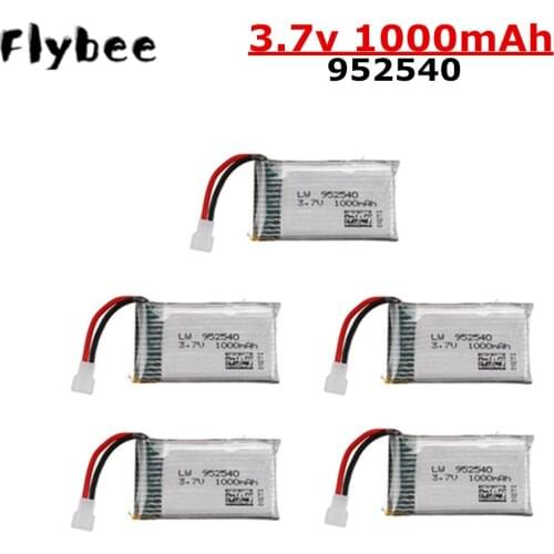 3.7V 1000mAh 25C Li-PO Battery 952540 For Syma X5 X5C X5C-1 X5S X5SW X5SC V931 H5C CX-30 CX-30W Quadcopter Spare Parts