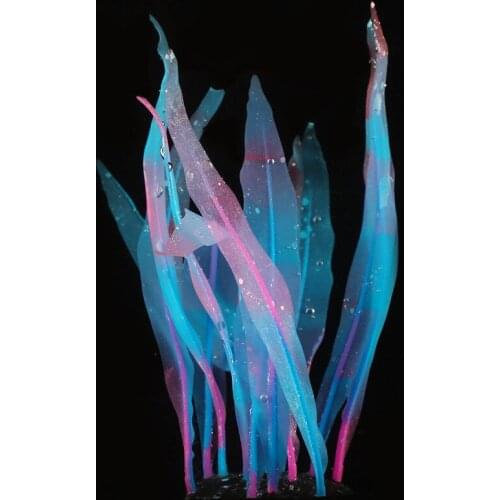 Aquarium Plant Coloful Silica Gel Soft Coral For Fish Tank Water Grass Decorative Aquatic Landscape (Random Color)