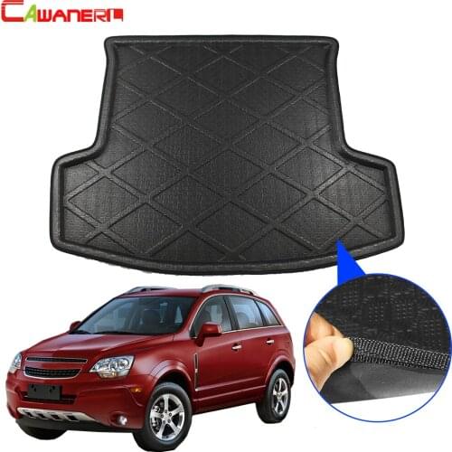 Cawanerl For Chevrolet Holden Captiva 7-Seat 2006-2017 Car Floor Cargo Boot Tray Liner Rear Trunk Mat Carpet Mud Kick Pad
