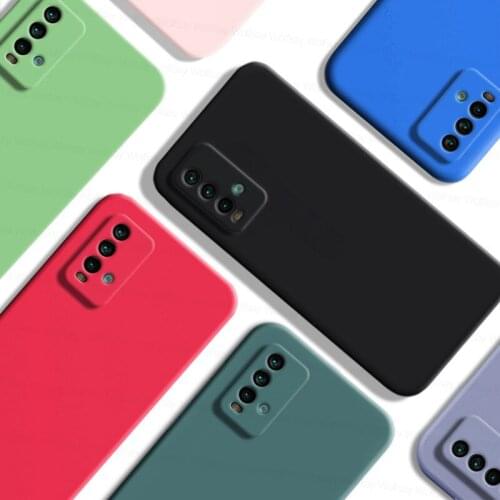 For Xiaomi Redmi 9T Case For Redmi 9T 9A 9C 9 10 Cover New Original Liquid Silicone Shockproof Bumper For Redmi Note 10S 10 Pro