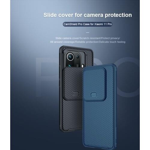 NILLKIN CamShield Case For Xiaomi Mi 11 Ultra Case Mi 11 Lite Cover For xiaomi mi 11 Pro Slide Camera Protection Back Cover