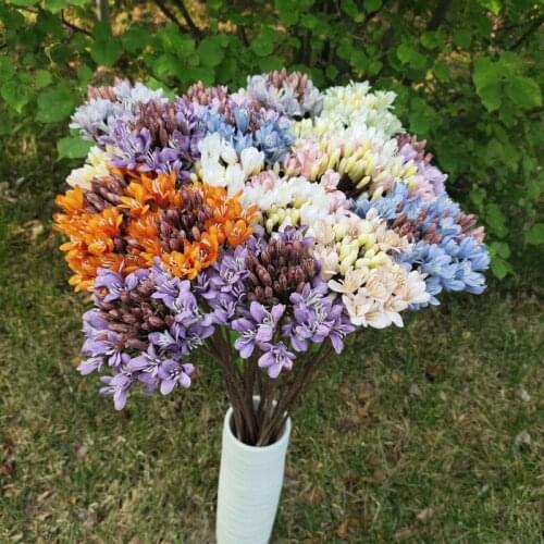 1pc Butterfly Flowers Artificial Silk Flower Branch Home Desktop Fake Flowers Wedding Party Floral Arrangement Decoration