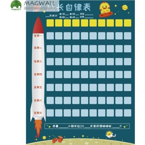 Magwall time management graffiti chalkboard wallpaper 3D series dust free children writing board
