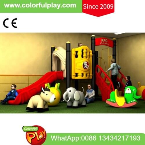 Child play zone for restaurant shopping mall kids play center plastic outdoor playground equipment wholesale