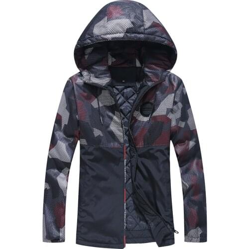 DOG KING Mens Camouflage Hoodies