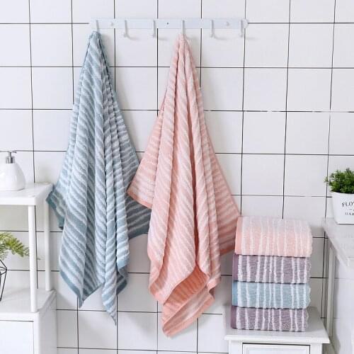 Double-sided terry skin-friendly supermarket wholesale thickened bath towels household couple hotel bath towels corporate gifts