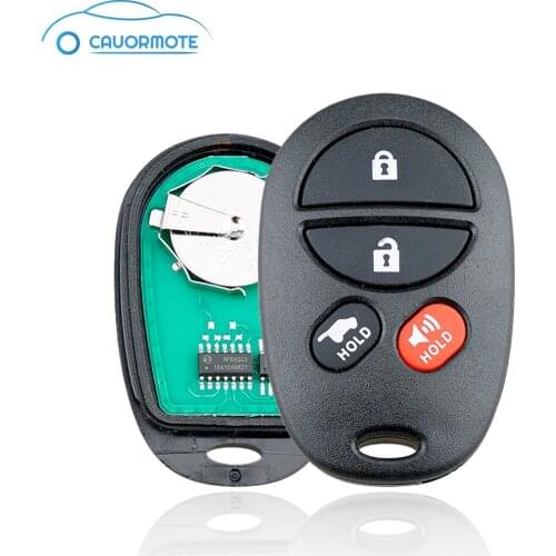 Electronic Smart Remote Key For Toyota Avalon Solara 2004 to 2008 FCCID GQ43VT20T 315MHZ 4 Buttons Central Locking Car Key Fob