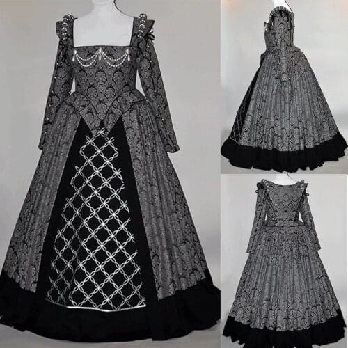 Elizabethan Noble Gown Costume 16th Century English Renaissance Gown Queen Elizabeth Costume Custom Made H001