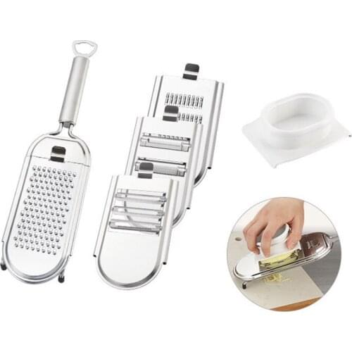 Stainless steel ginger slicing radish slicing cheese kitchen tool shredding garlic slicing cucumber peeler