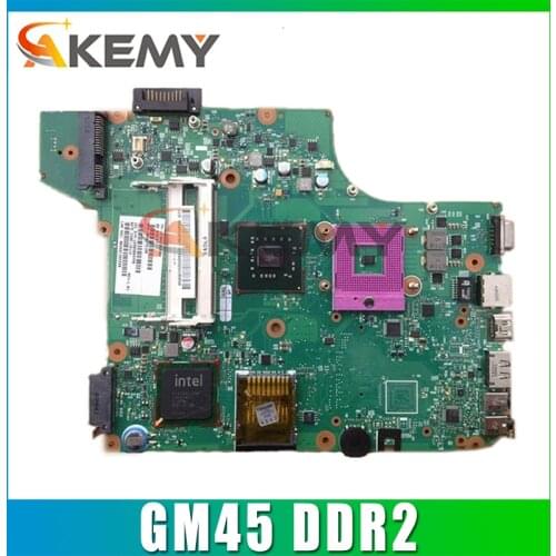 AKEMY PN 1310A2250502 SPS V000175020 For toshiba satellite L510 L515 laptop motherboard GM45 DDR2