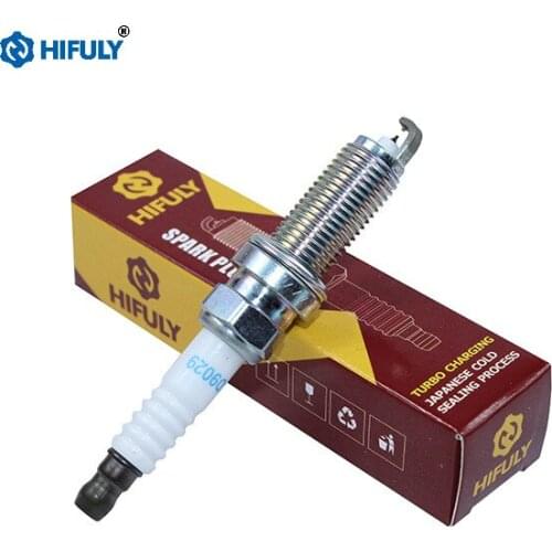 Set of 4 pieces ignition coil pack 22448-ED000 and spark plug DILKAR6A-11 for Nissan