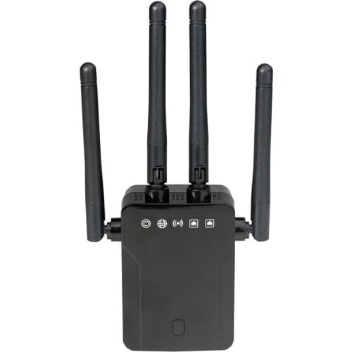 M-95B Wireless Repeater Wifi Router 300M Signal Amplifier Extender 4 Antenna Router Signal Amplifier For Home Office