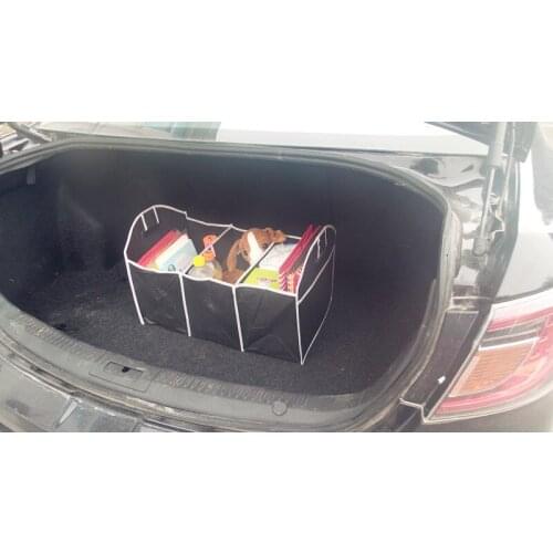 20PCS Collapsible Black Car Trunk Organizer Toys Food Storage Truck Cargo Container Bags Box Car Stowing Styling lin2958