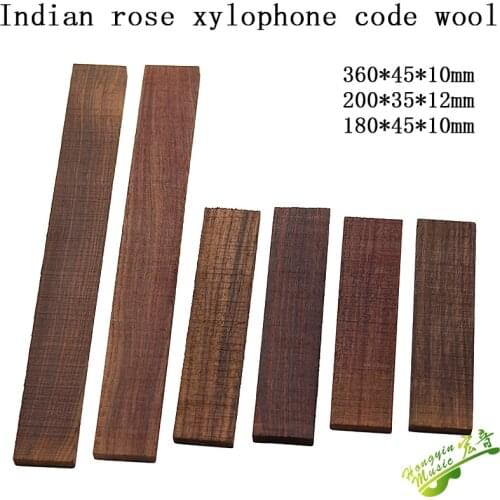 High Quality Indian Rosewood Material For Guitar Bridge Handmade Guitar Accessories Raw Materials 360*45*10mm