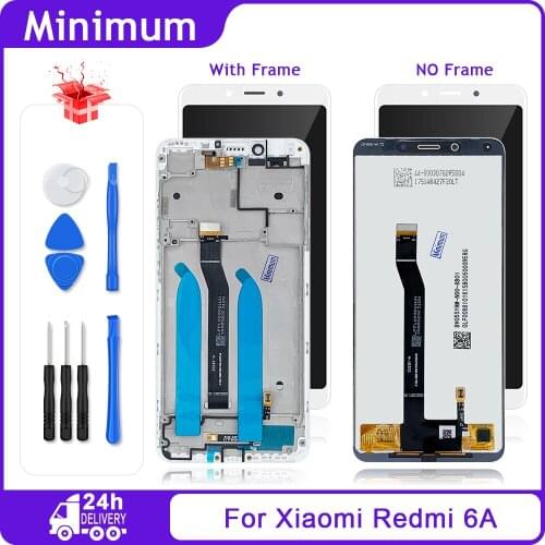 For Xiaomi Redmi 6 / 6A LCD Display Touch Screen Digitizer Assembly Test Replacement Repair Parts For Redmi 6 / 6A 5.45" Screen