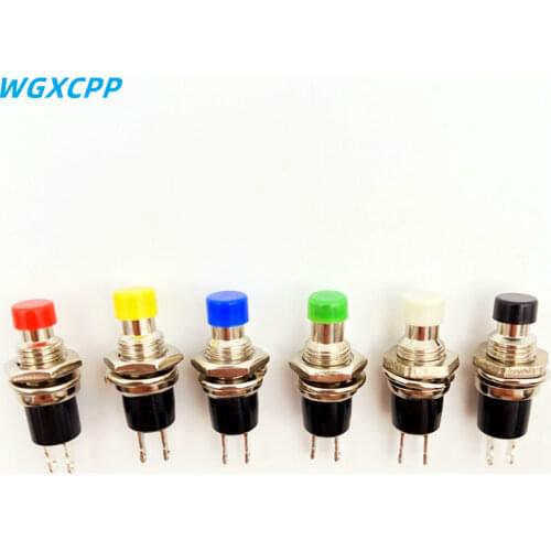 1pcs PBS-110 7MM Momentary Push button Switch Press the reset switch Momentary On Off Push Button Micro SwitchNormally Open NO