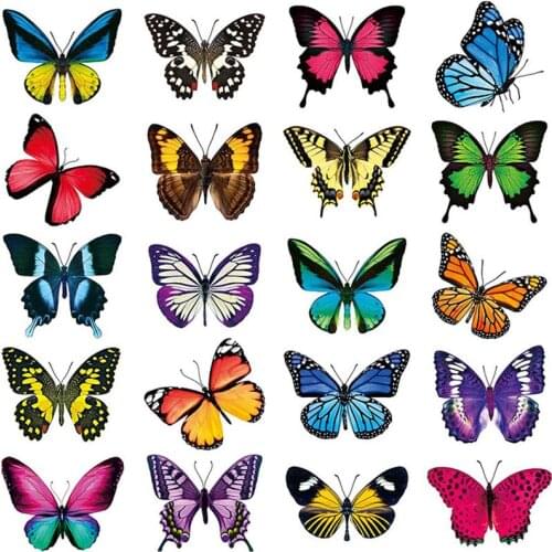 1 Set Prevent Bird Strikes Butterfly Window Clings Anti-Collision Decals Electrostatic Glass Stickers Prevent Bird Collision