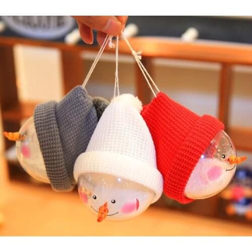 1PCS Christmas Tree Ornaments Christmas Decorations for Home New Year Xmas Decor Home Hanging Pendants Craft Ball