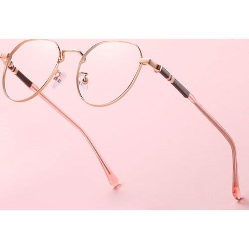 1921 Full Rim Nearsighted Spectacles Alloy and Acetate Frame Glasses For Unisex New Arrival Hot Selling