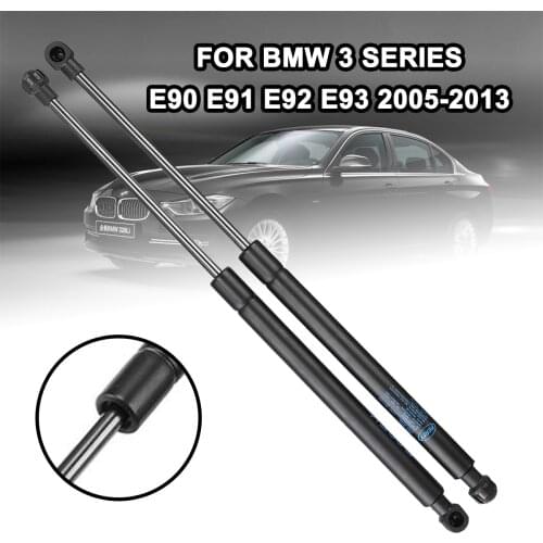 2pcs Car Front Bonnet Hood Lift Gas Shock Struts Bar Car Support Rod For BMW 3 Series E90 E91 E92 E93 2005-2013