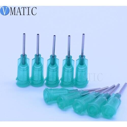 Free Shipping 100Pcs 0.5'' 18G Luer Lock Glue Dispensing Syringe Needle 1/2 Inch