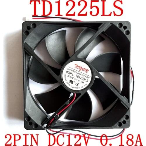 Free Shipping New original TD1225LS 12V 0.18A 120x120x25mm cooling fan