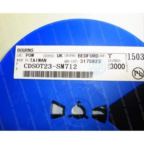Fast & Free Shipping 50pcs/lot CDSOT23-SM712 SOT23-3