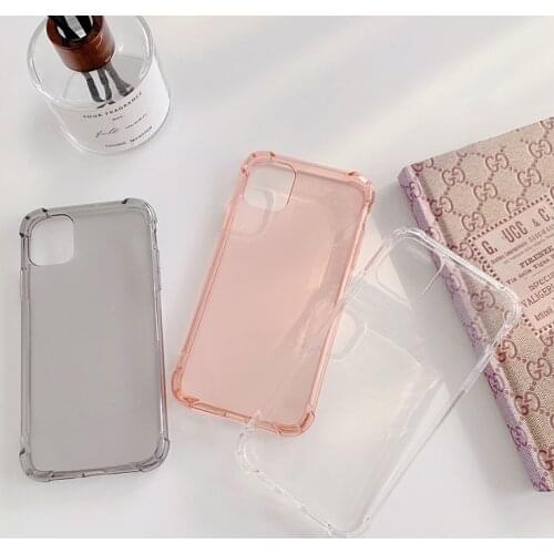 For 12ProMax Case Shock Absorption Technology Cover for iPhone 11 Crystal Clear Case X XS XR Max 11 Pro Max 6 6s 7 8 12 mini