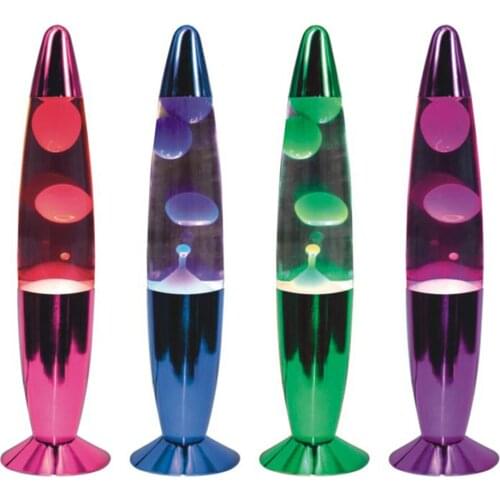 Kid Bedside Lamp Volcano Lava Night Light Jellyfish LED Lamp Aluminum Alloy Home Livingroom Bedroom Decorative Lights