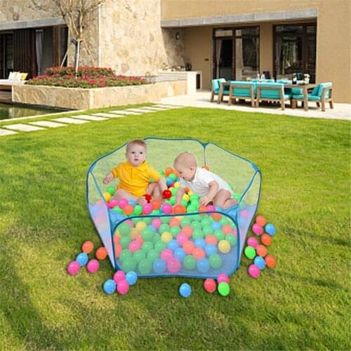 Play House Indoor And Outdoor Easy Folding Ocean Ball Pool Pit Game Tent Play Hut Girls Garden Playhouse Kids Children Admired