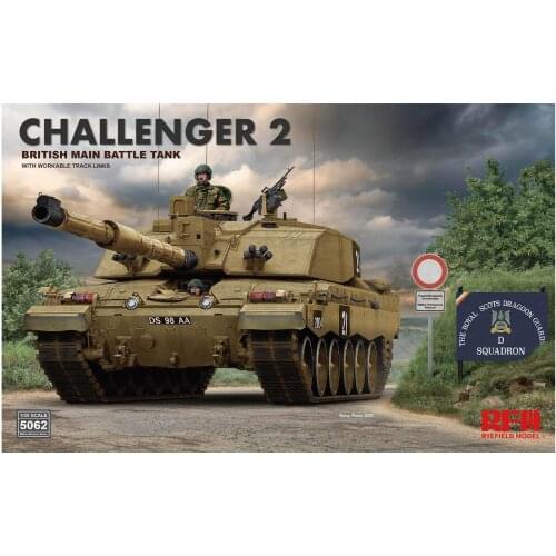 Ryefield RM5062 Model Kit 1/35 british main battle tank challenger 2