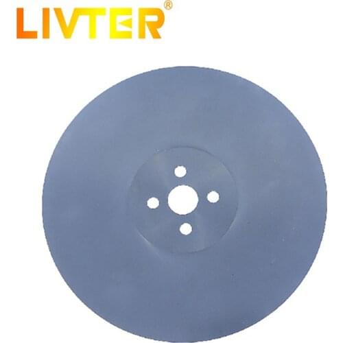 LIVTER HSS hss circular disc saw blade W5 material for cutting strong iron not steel slow cutting speed 3 pieces