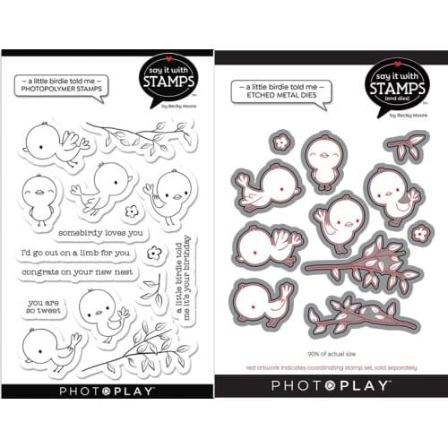 CH 2021 New Arrival Birds Metal Cutting Dies and stamp For Scrapbooking Practice Hands-on DIY Album Decor Card Craft Dies