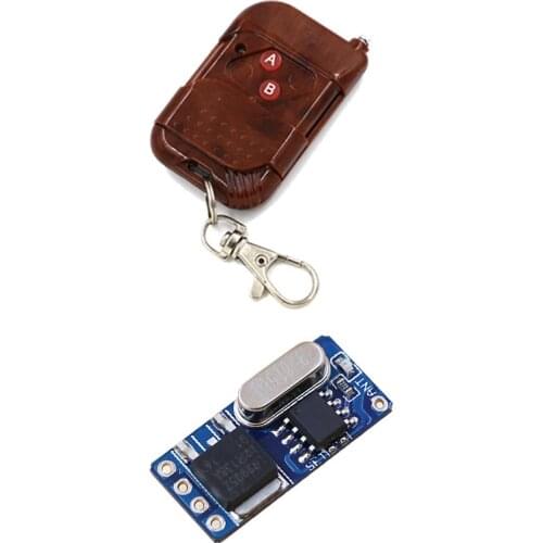 DC3.5V-12V Best Quality Mini Remote Control Switch System Receiver Transmitter Learning Code Momentary Toggle Latched 315/433MHZ
