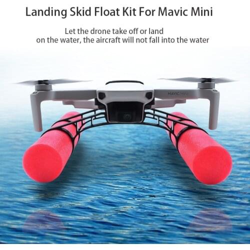 DJI Mavic Mini Landing Skid Float Kit For Water floater landing gear drone accessories shock-absorbing cotton training stand