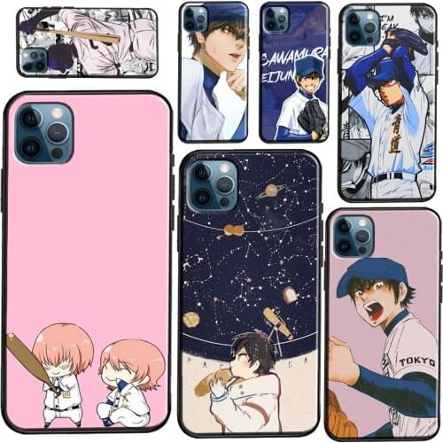 Sawamura Eijun Diamond no Ace Soft Phone Case For iPhone 11 Pro Max 12 Mini 6S 7 8 Plus X XR XS Max 5S SE 2020 Fundas