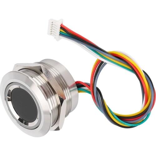 New R503 Circular Capacitive Fingerprint Identification Module with 2-Color Ring Indicator Light Built-in algorithm chip