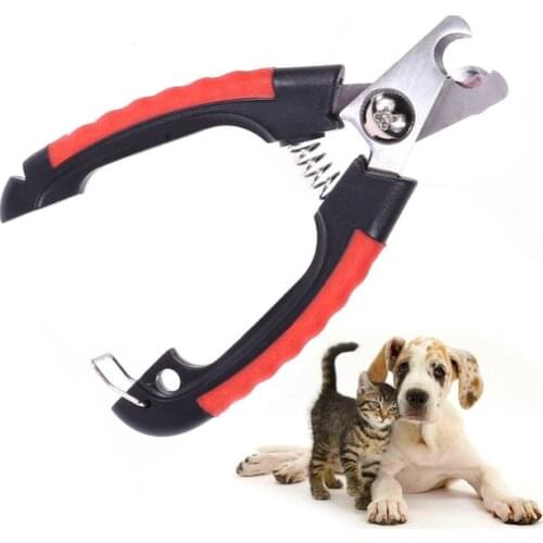Large big dog nail cutter claw puppy kitty trimmer cat rabbit toenail Pet scissor toe clipper grooming tool paw animal shear