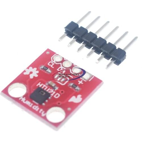 HTU21D Digital Temperature and Humidity Sensor Module Board Temperature Sensor Breakout Highly Accurate With Pins