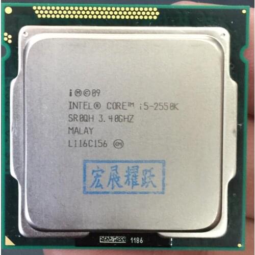 Intel Core i5-2550K i5 2550k Processor (6M Cache,3.3GHz) LGA1155 Quad-Core PC Computer Desktop CPU