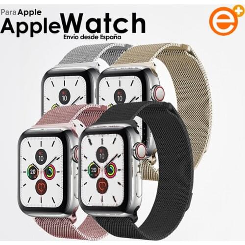 Strap iWatch Metalica Series 1 2 3 4 5 38mm 40mm 42mm 44mm Bracelete replacement Apple Watch adjustable from Iman