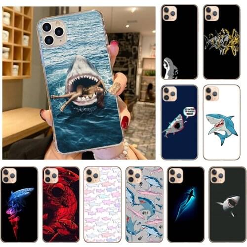 Whale Shark Ocean Swimming Phone Case for iPhone 12 12mini 11 Pro XS Max XR X 7 8 6s Plus SE2020 5s Silicone TPU Soft Back Cover