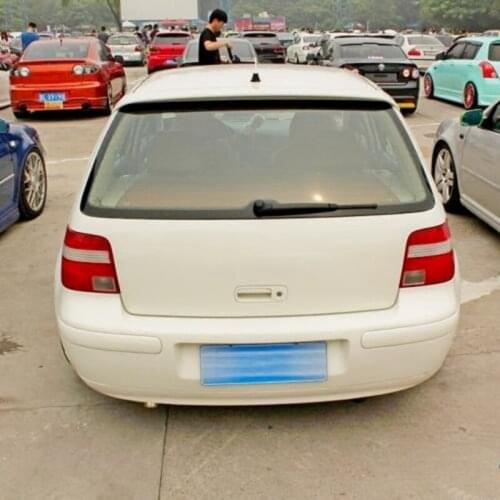 Use for volkswagen golf 4 spoiler light High Quality ABS Material Car Rear Wing Primer Color spoiler for VW golf 4 spoiler